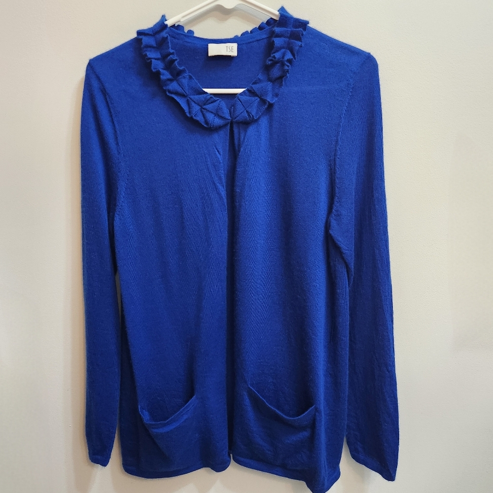 TSE Open Front Cashmere Cardigan Size S/M (Pit to Pit 17.5)